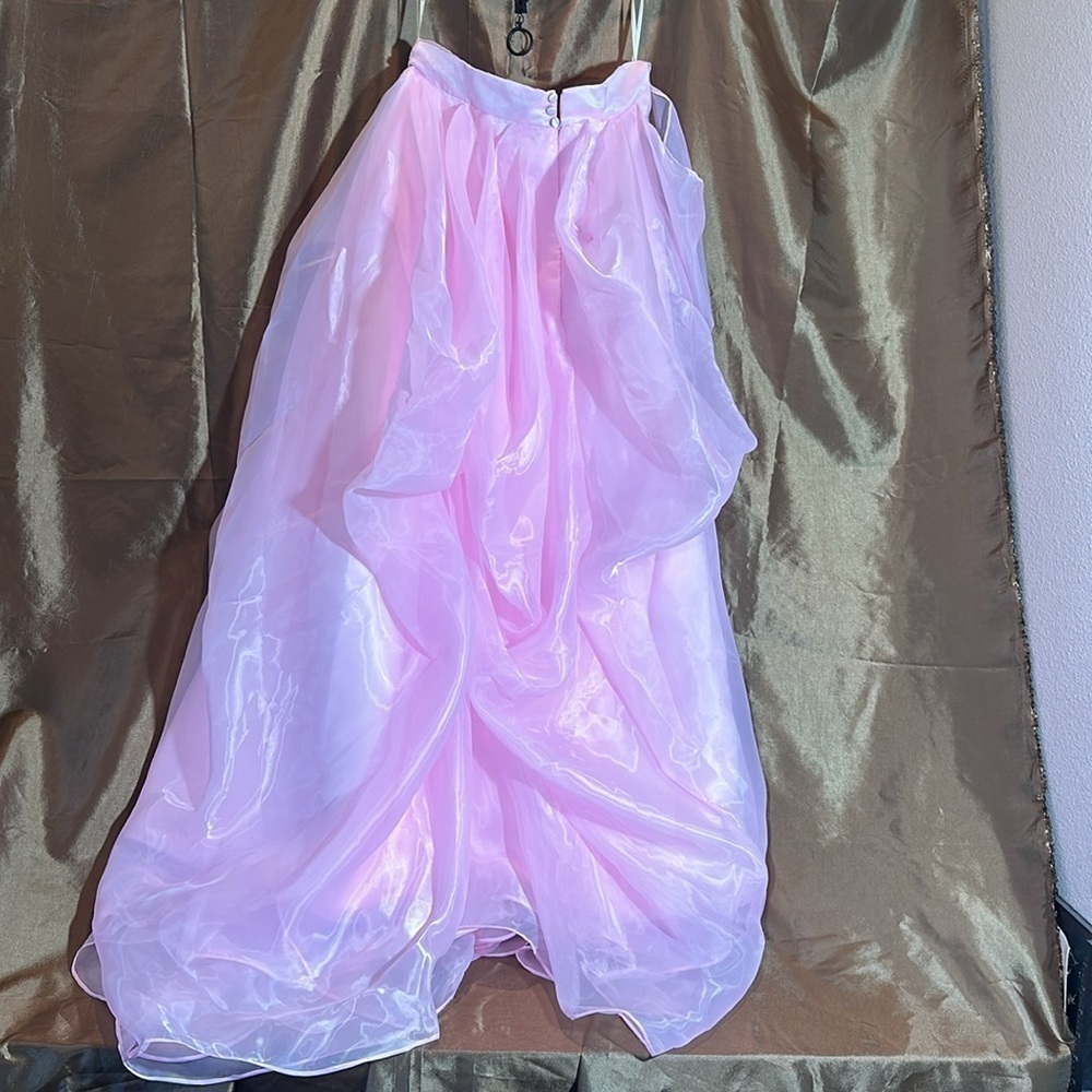 Light In The Box Pink Tulle Maxi Skirt Prom Formal NWT - Picture 4 of 6